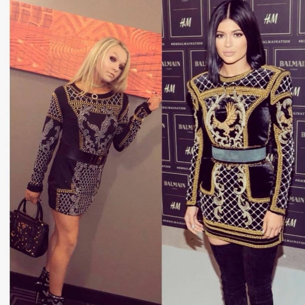 Kylie style inspired dress size small